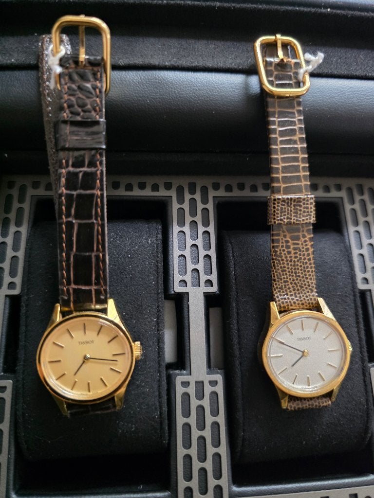 Duo de Montres Tissot pour Femme – NOS (New Old Stock), Montre-bracelet, Enlèvement ou Envoi, Tissot, Acier