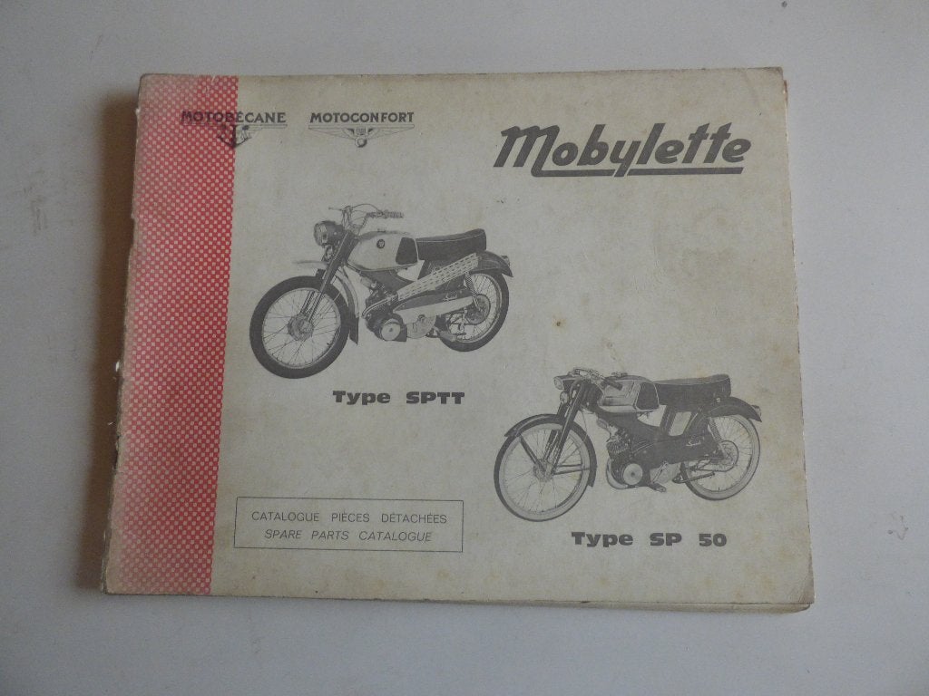 LISTE DES PIÈCES MOTOBECANE MOTOCONFORT TYPE SPTT ET SP50, Vélos & Vélomoteurs, Enlèvement ou Envoi, Utilisé