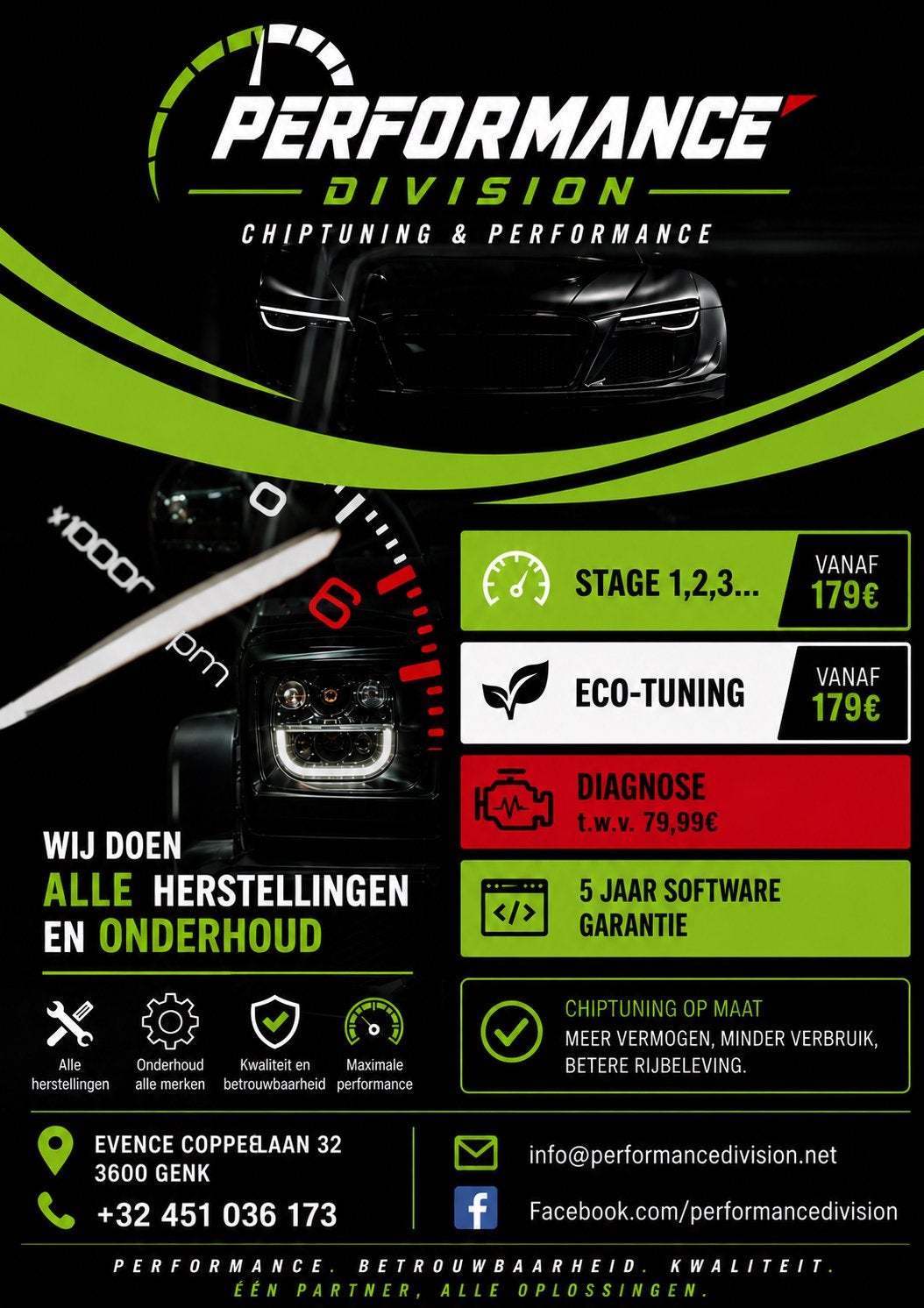 Réglage personnalisé du garage et des puces, Autos : Divers, Tuning & Styling, Enlèvement