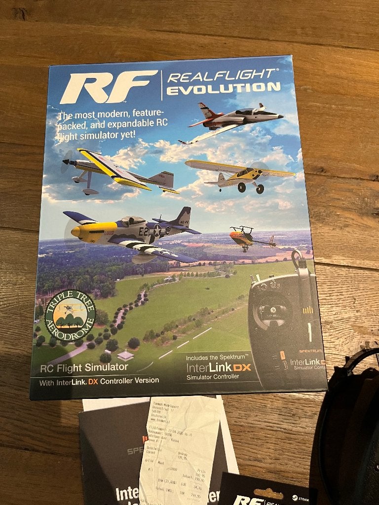 Realflight Evolution simulator., Ophalen, Zo goed als nieuw, RTF (Ready to Fly)