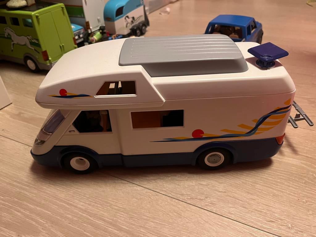 Motohome playmobil plus accessoires, Ophalen, Zo goed als nieuw
