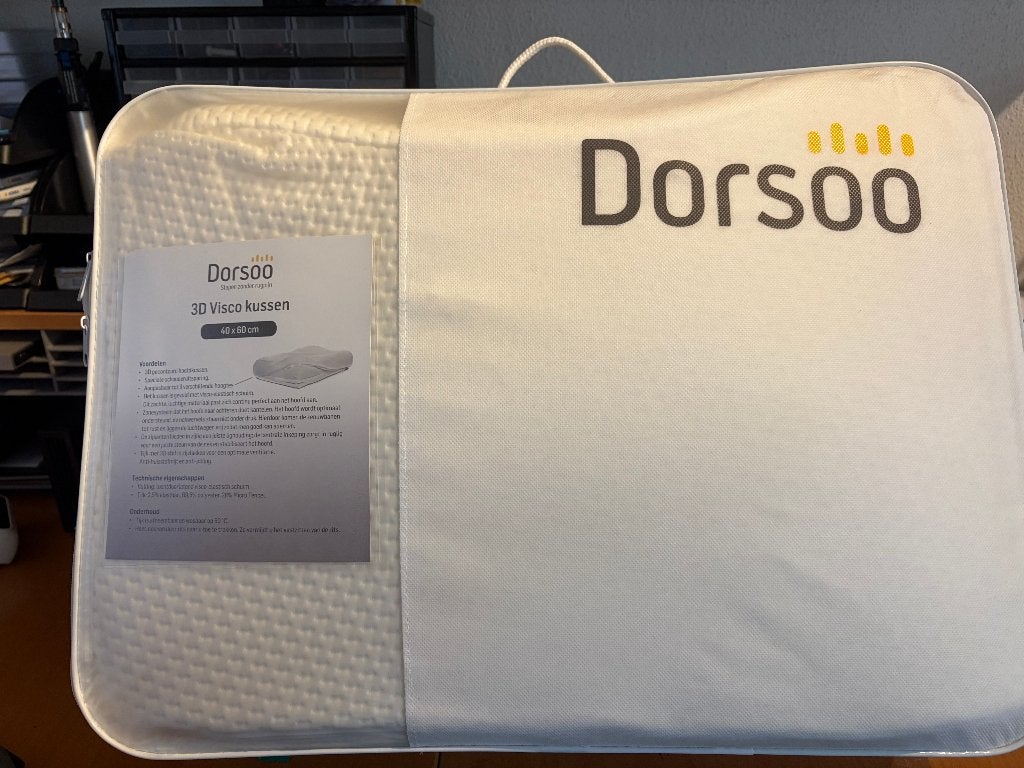 Hoofdkussens DORSOO 3D VISCO 2 st, Ophalen, Wit, Kussen, Nieuw