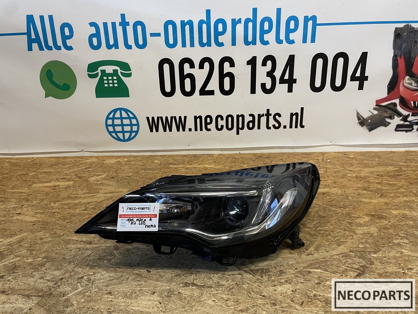 OPEL ASTRA K H7 LED KOPLAMP LINKS ORIGINEEL 39081892, Auto-onderdelen, Gebruikt, -, -, Opel