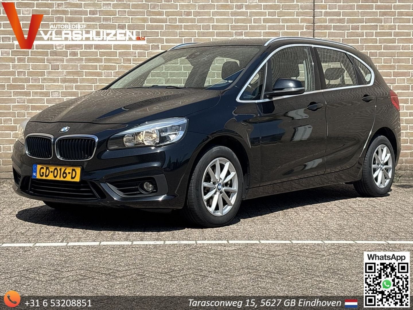 BMW 218 Active Tourer 2-serie 218d Essential | Climate | Cru, Auto's, Monovolume, 109 g/km, Zwart, 2 Reeks Active Tourer