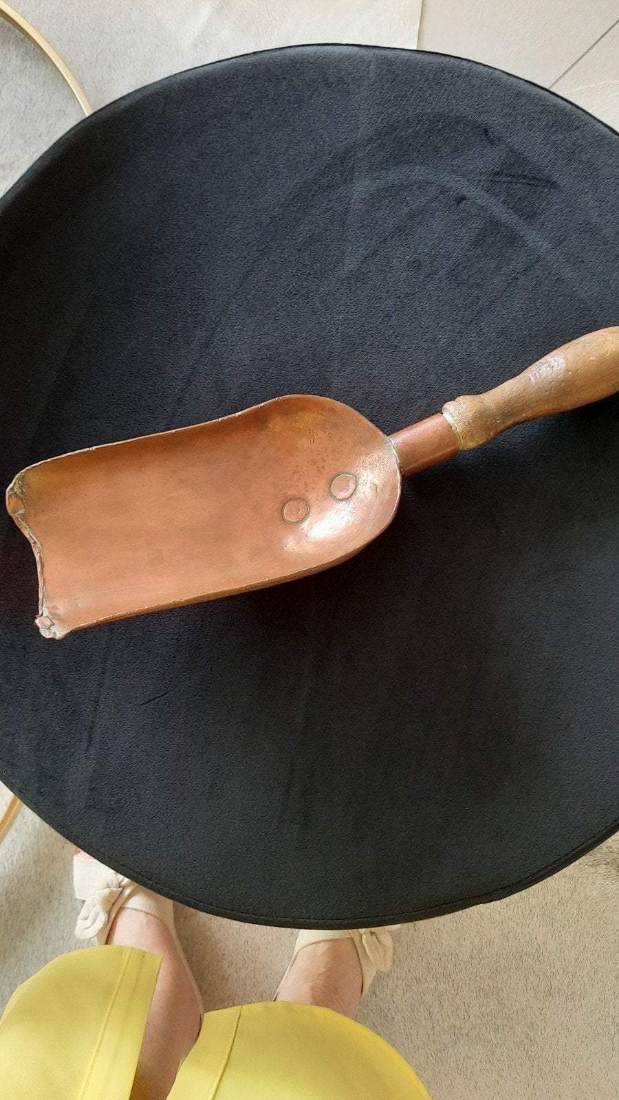 TRÈS ANCIENNE PELLE EN CUIVRE, Enlèvement ou Envoi