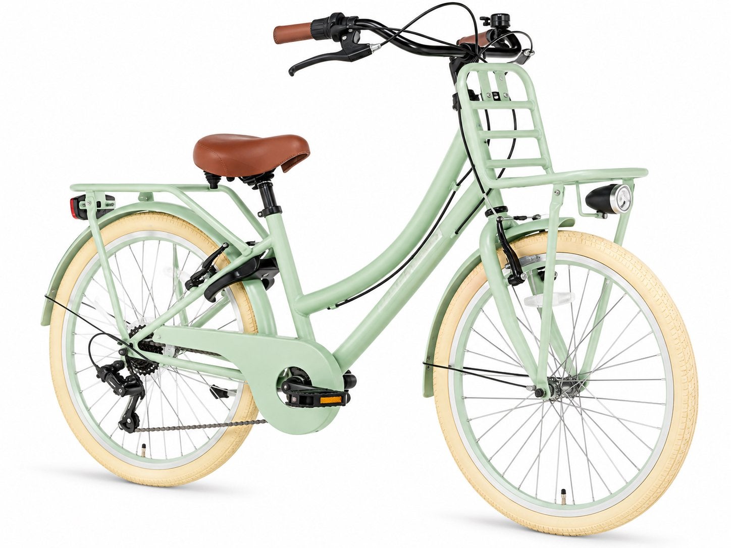 Vélo Spirit Cargo N3 vert menthe pour fille 26 pouces, Enlèvement, Comme neuf, Frein à rétropédalage