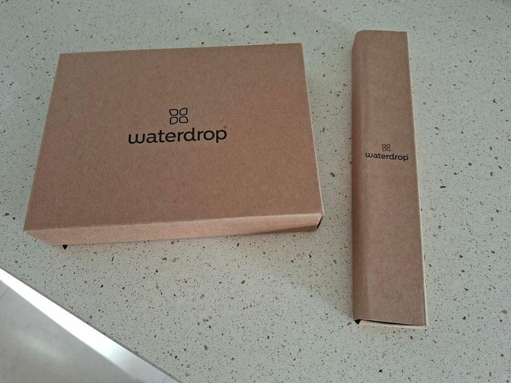 Waterdrop ijsblokjes vorm + rietjes, Neuf, Enlèvement ou Envoi, Autres marques, Autres types