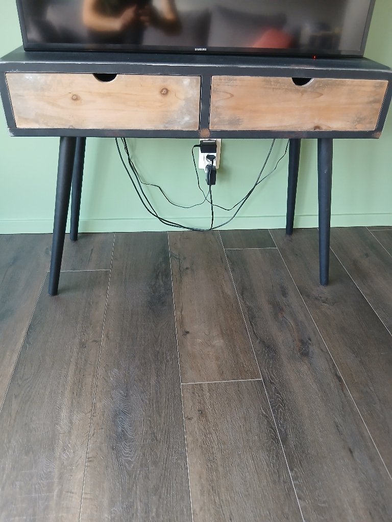 tv kast, Huis en Inrichting, Ophalen, Eikenhout, 50 tot 100 cm, Zo goed als nieuw