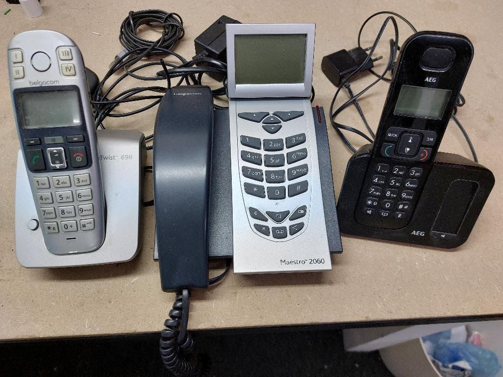 VASTE TELEFOONS, Ophalen, Gebruikt