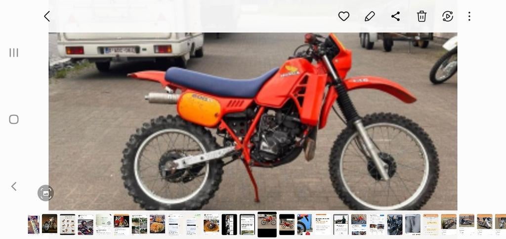 Honda mtx 200cc, Motoren
