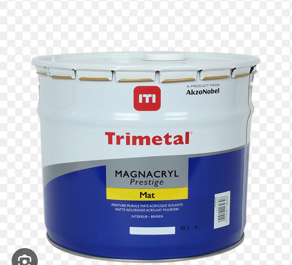Magnacryl Trimetal Prestige mat - RAL 9010, Bricolage & Construction, Neuf, Enlèvement, Peinture, Blanc