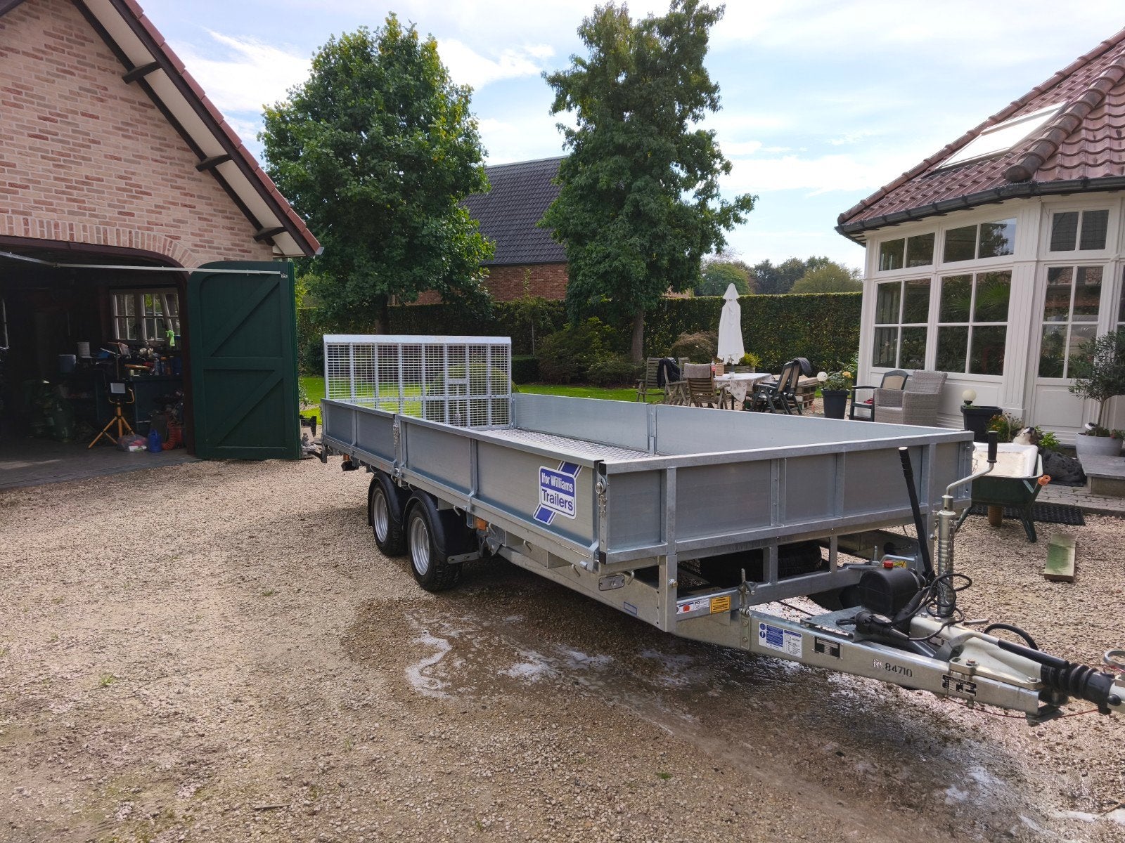 ifor Williams transporter kiepsysteem, Ophalen