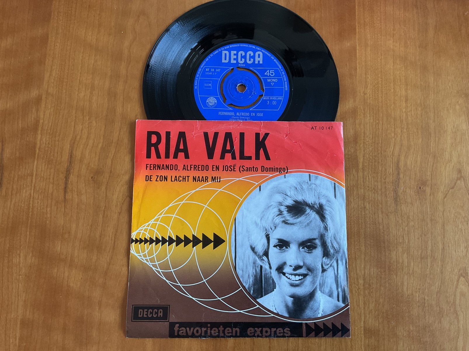 Ria Valk - Fernando, Alfredo en José ( ( Santa Domingo ), Ophalen of Verzenden, Gebruikt