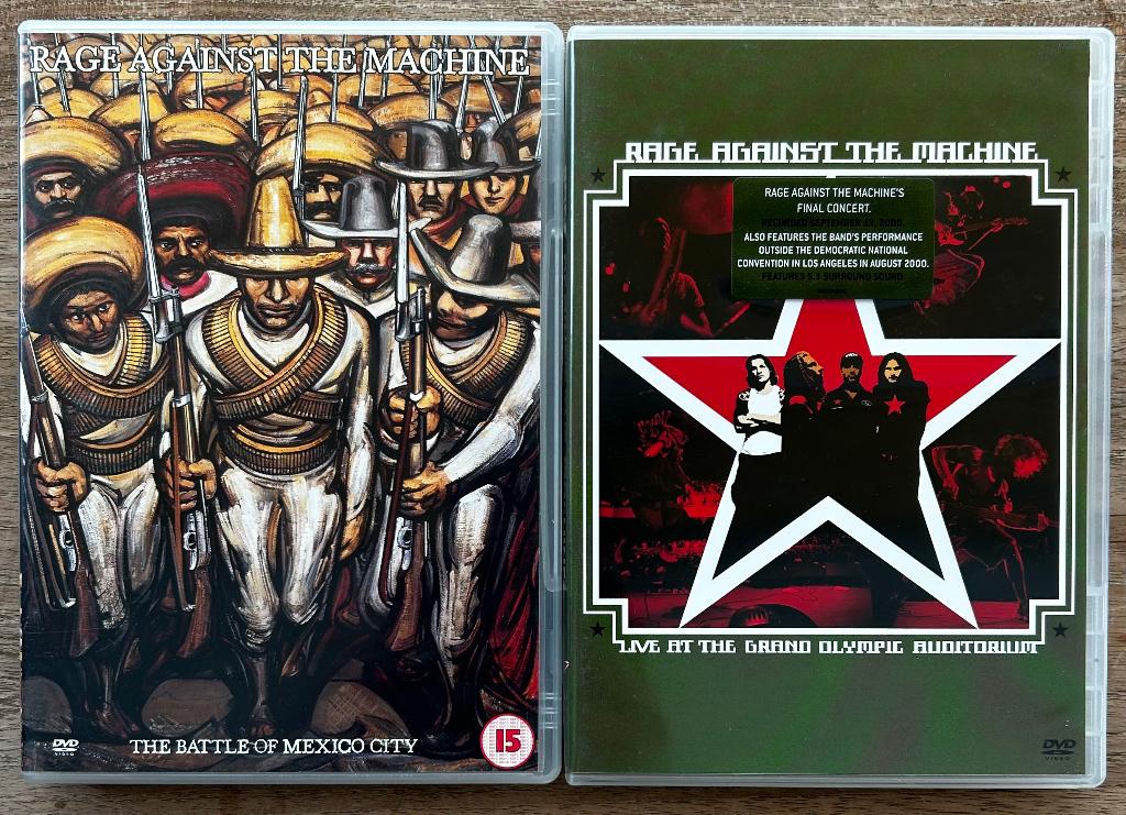 Rage against the machine concert DVD’s, Vanaf 12 jaar, Ophalen, Zo goed als nieuw
