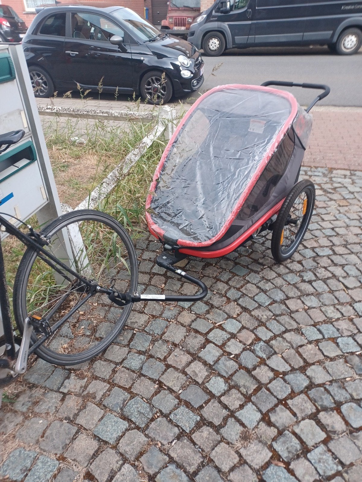 Hamax Pioneer fietskar, Fietsen en Brommers, Fietsaccessoires | Aanhangwagens en Karren, Ophalen
