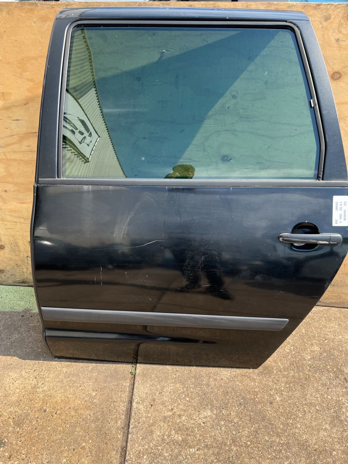 Porte arri re gauche noire pour VW Sharan (1995-2009), Volkswagen, Volkswagen AG, Vw@volkswagen.de, Utilisé