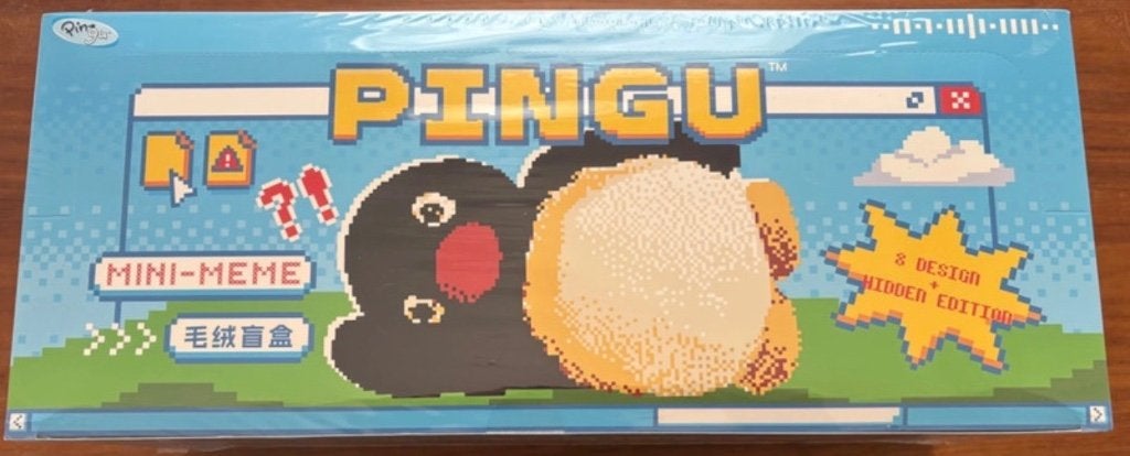 Présentoir X11 SPACE Pingu Mini Meme 8 blind neuves/scellées, CD & DVD, Enlèvement ou Envoi, Neuf, dans son emballage, Poupées ou Marionnettes