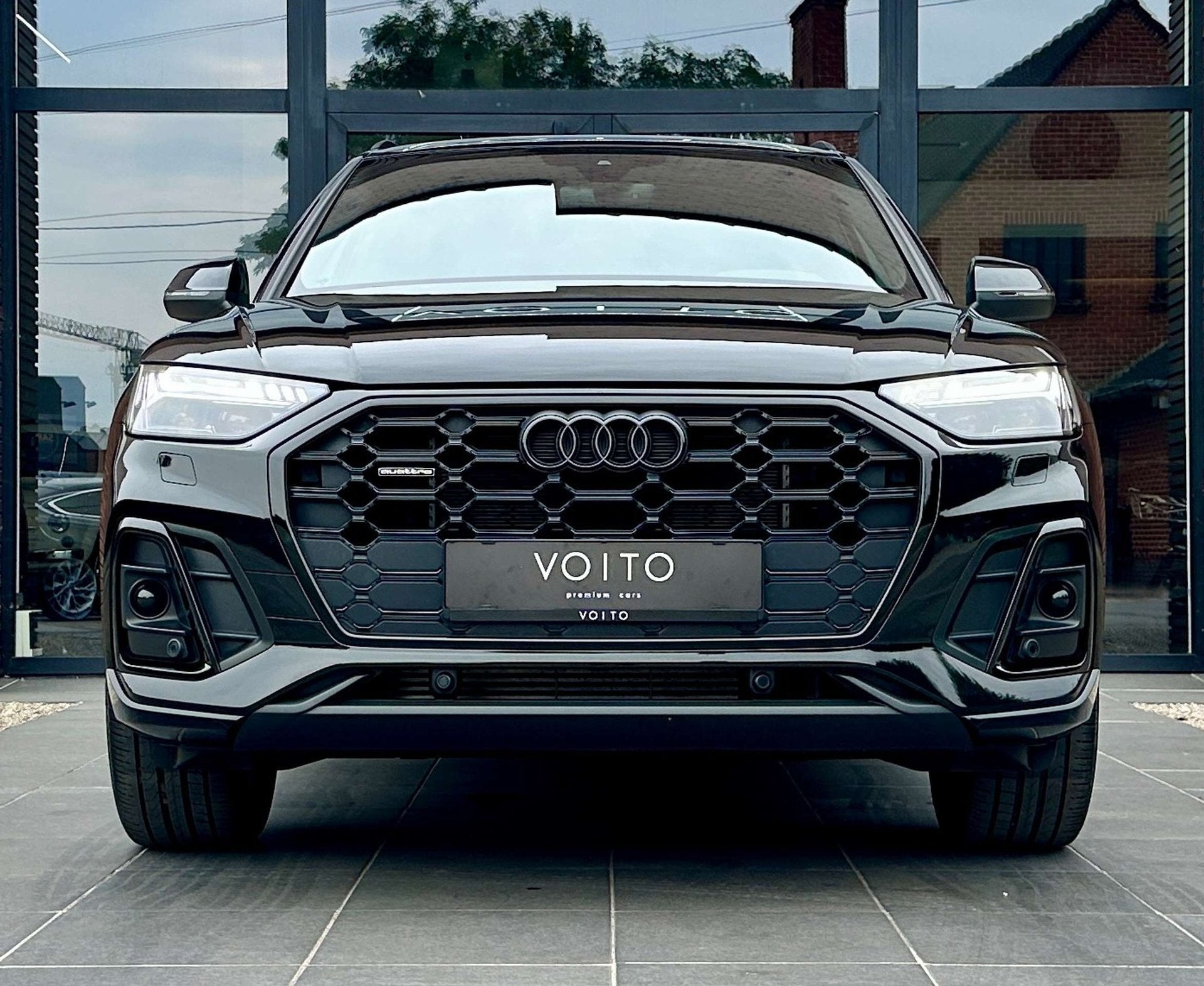 Audi Q5 50TFSIe PHEV Quattro S tronic 3X S-LINE/MATRIX/CAMER, Auto's, Dealer onderhouden, Gebruikt, 4 cilinders, Zwart