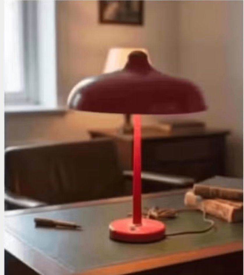 1950s vintage Bauhaus Style Desk Lamp, Ophalen, Gebruikt, Metaal, Vintage