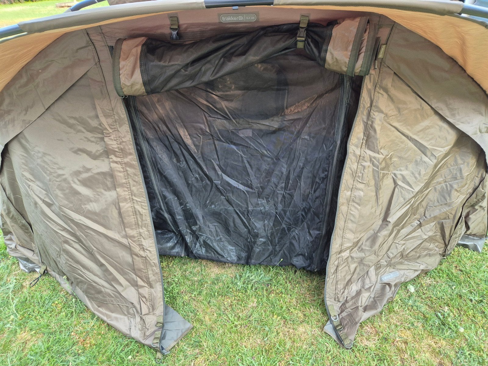 Trakker SLX V3 1-Man Bivvy met Overwrap, Watersport en Boten, Hengelsport | Karpervissen, Ophalen, Zo goed als nieuw, Overige typen