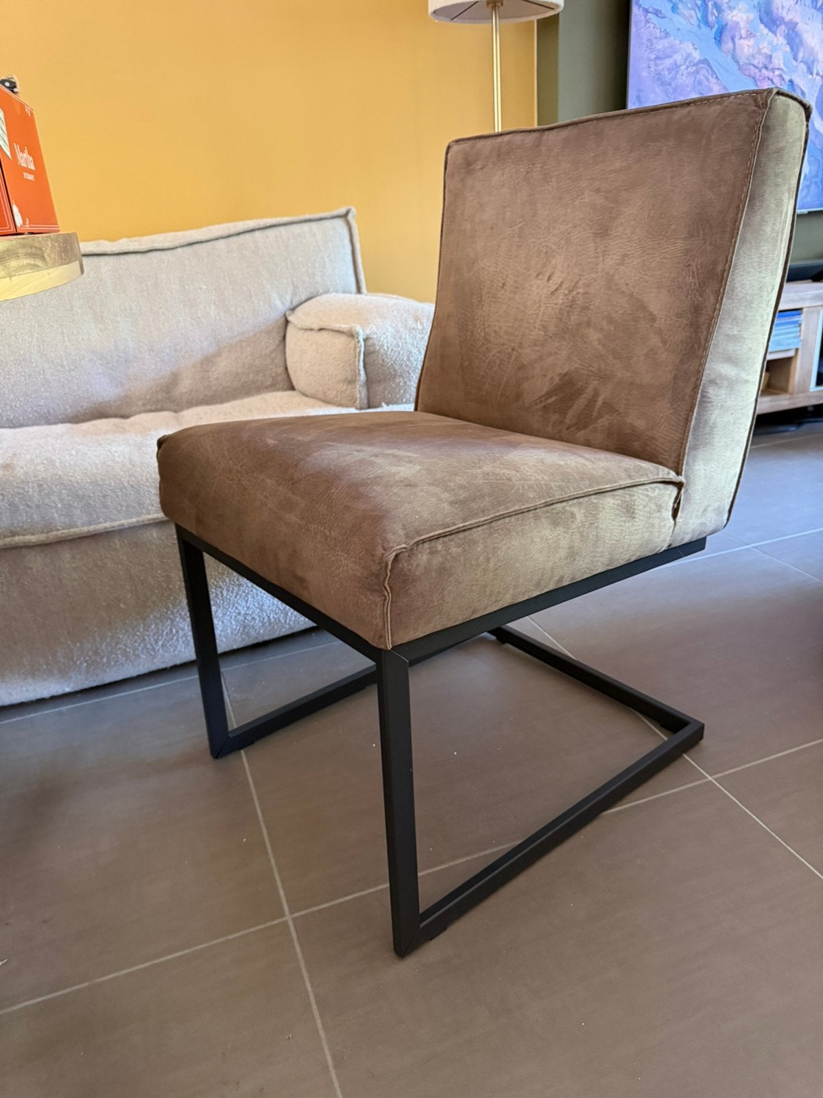 6 chaises de table à manger, Brun, Enlèvement, Autres matériaux, Cinq, Six Chaises ou plus