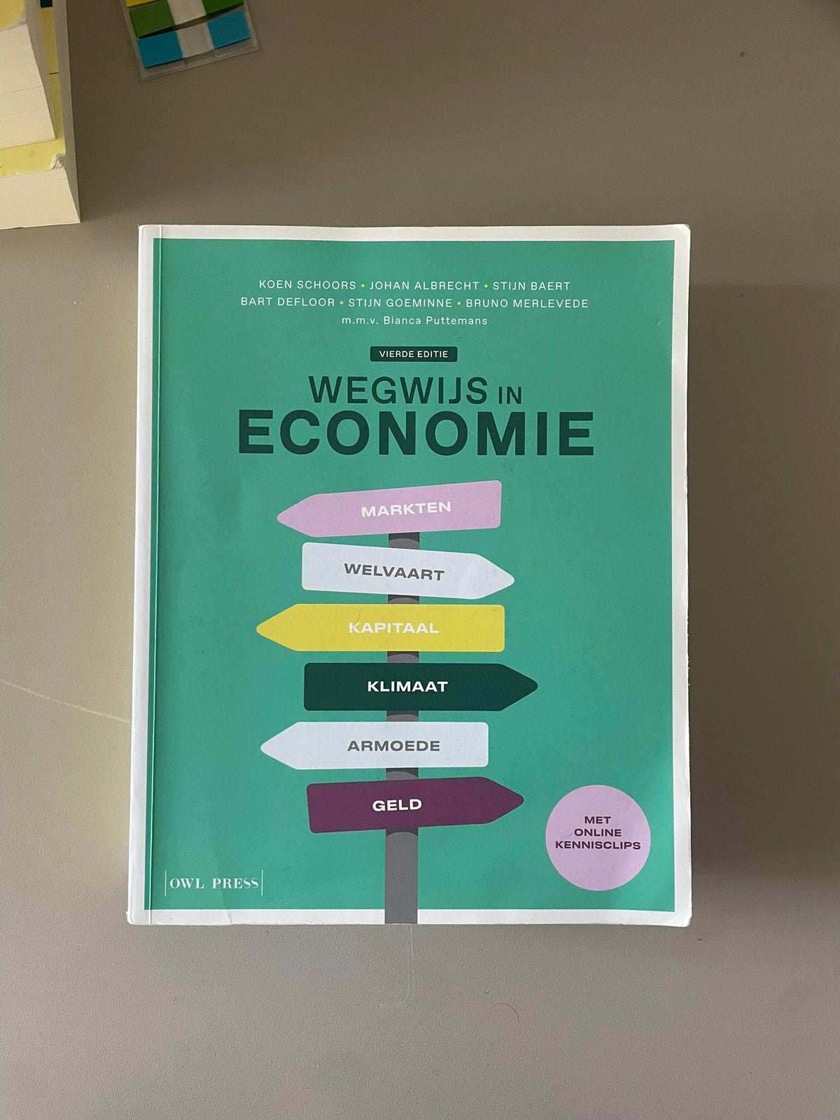 Wegwijs in economie 4de editie, Boeken, Ophalen, Zo goed als nieuw