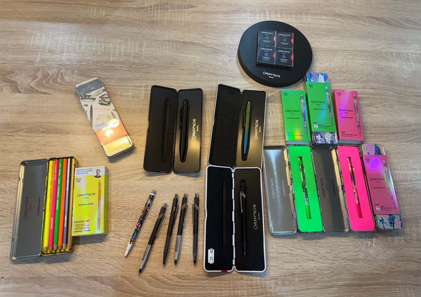 Ensemble d’écriture Caran d’Ache, voir photos, Ophalen, Zo goed als nieuw