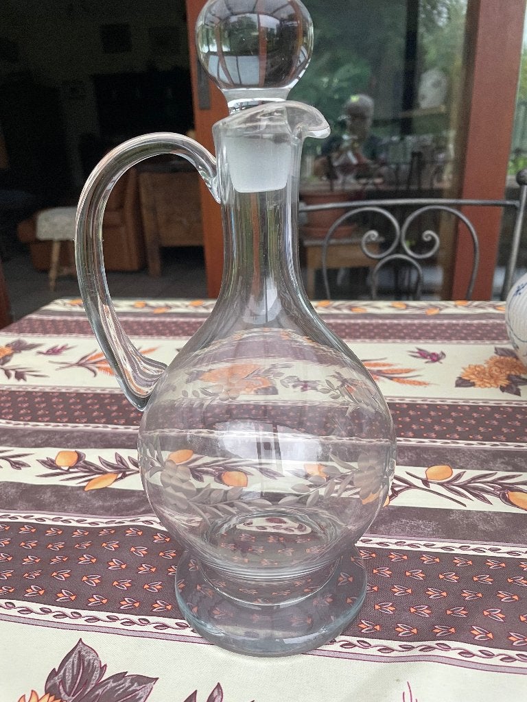 Carafe à Porto, Pichet, Vintage, Comme neuf, Verre