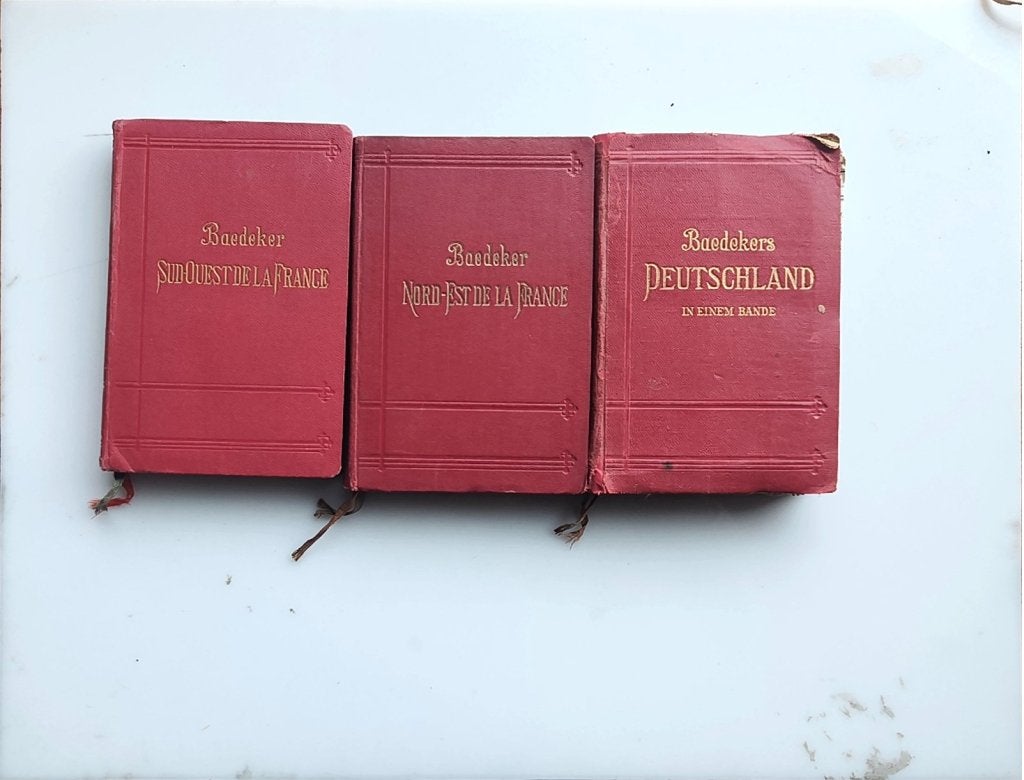 3 Baedeker 1 x Duitschland - 2 x Frankrijk begin 1900 !!, Enlèvement ou Envoi