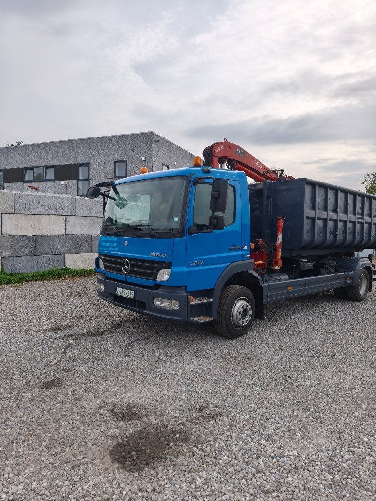 Mercedes atego 1218, Auto's, Zwart, Blauw, Mercedes-Benz, Elektrische koffer