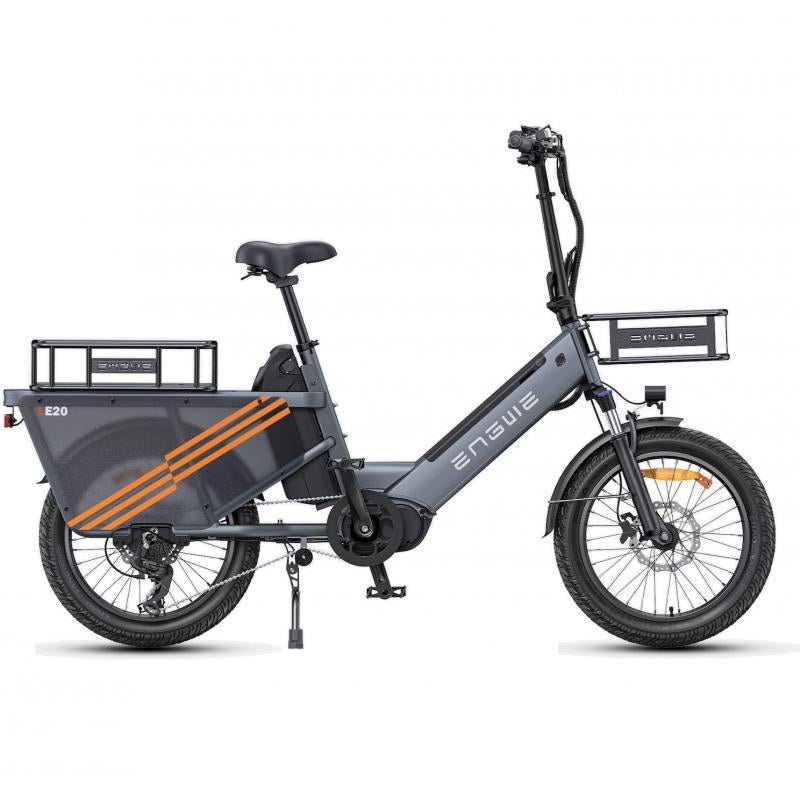 ENGWE LE20 elektrische bakfiets grijze OPLAADVERSIE, Ophalen of Verzenden, Nieuw