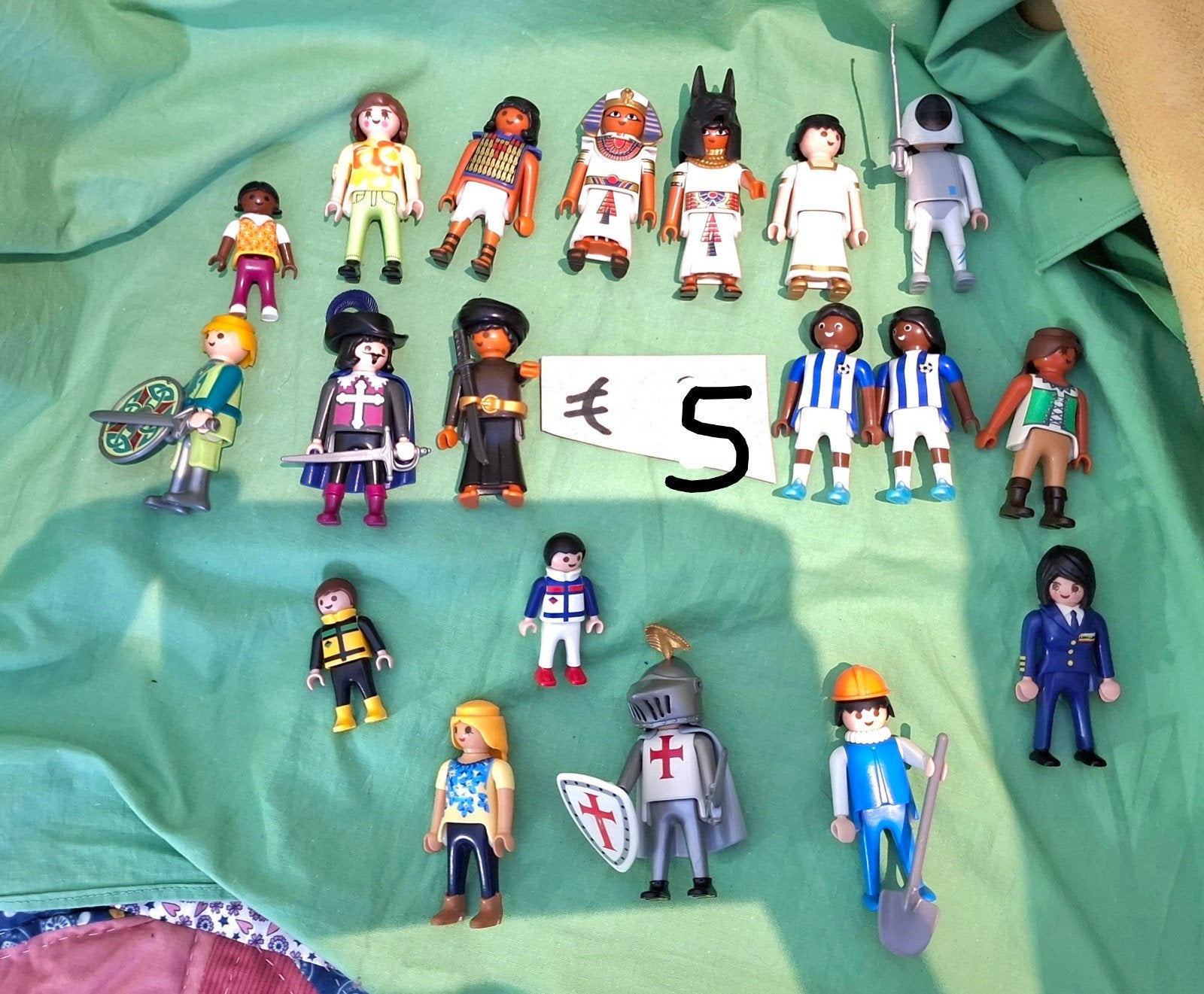 Playmobil poppetjes, Ophalen