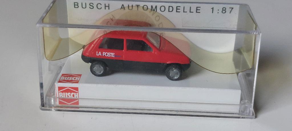 BUSCH RENAULT R5*POST BELGIEN* 1/87 N 42501, Verzenden, Nieuw, Auto, Overige merken