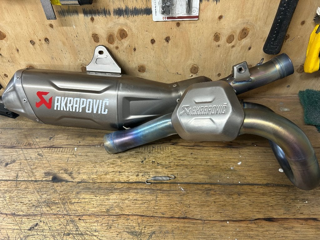Akrapovic voor Honda Crf 450 021/026, Ophalen of Verzenden, Gebruikt