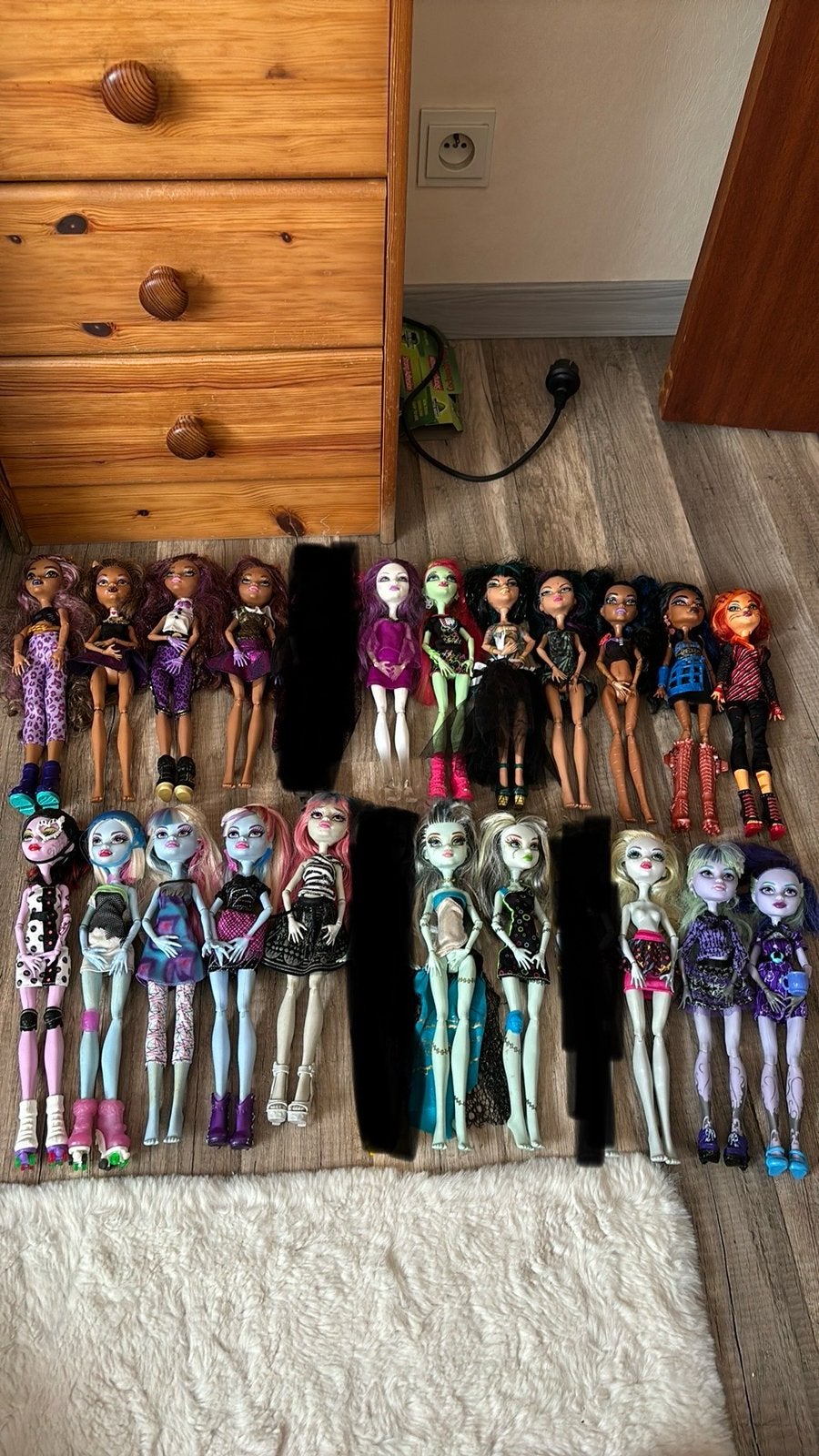 monster high poppen collectie van 21 poppen, Verzamelen, Ophalen of Verzenden, Gebruikt, Fashion Doll