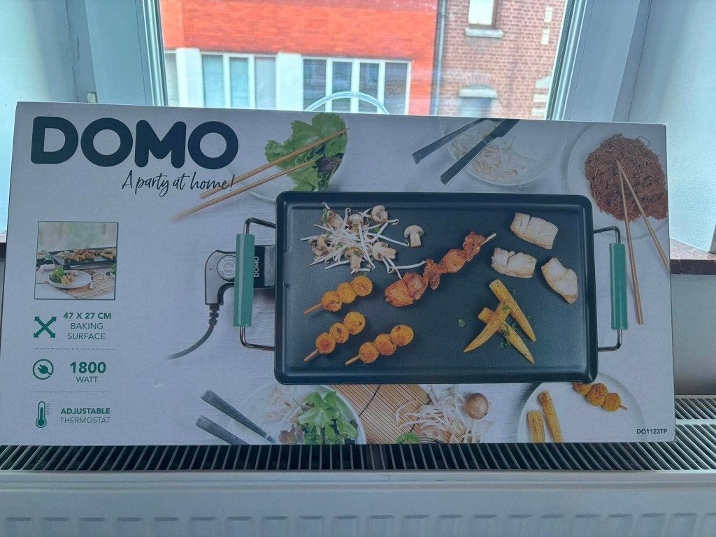 DOMO Teppanyaki Plancha, Elektronische apparatuur, Grillplaten, Ophalen, Nieuw