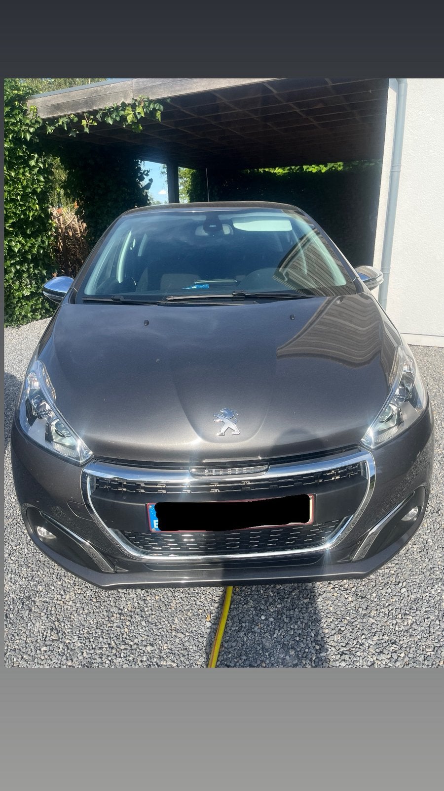 Peugeot 208 1.2 Allure 110cv, Autos, Argent ou Gris, 1145 kg, Euro 6, Noir