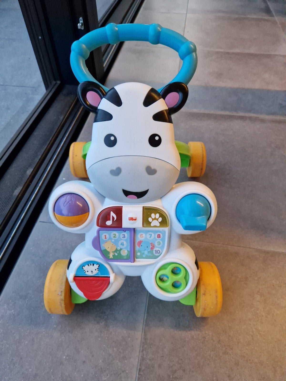 wandelwagentje zebra, Ophalen, Gebruikt, Overige typen, Met licht
