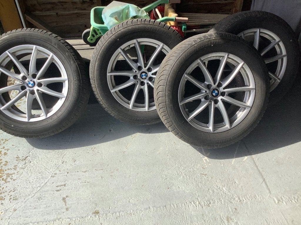 BMW X3 G01 wintervelgen en banden, Ophalen, 18 inch, Gebruikt, Winterbanden