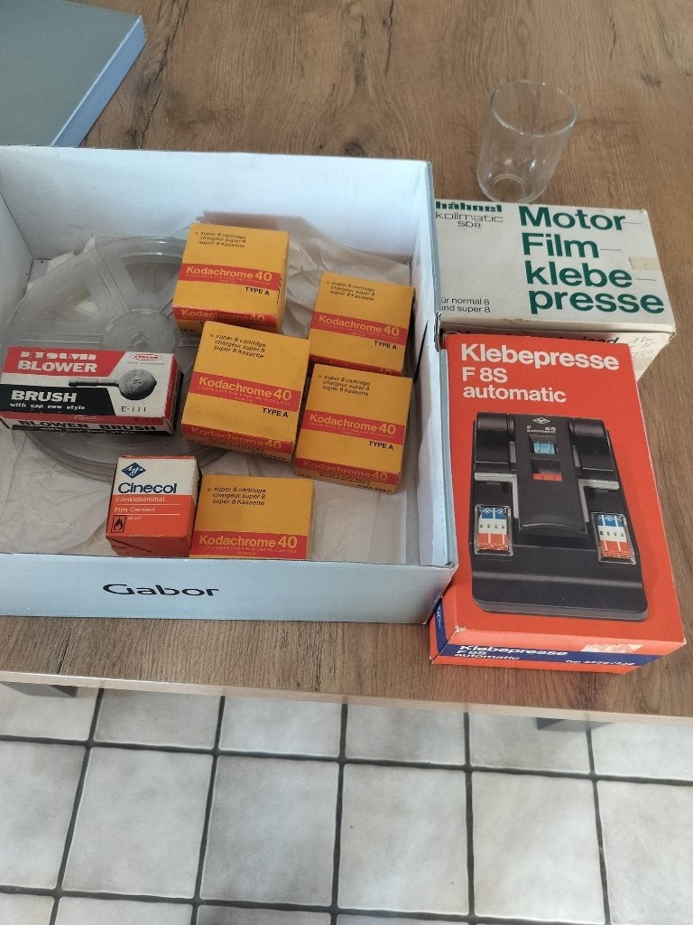 Cassettes vidéo Super 8, séparateur de films,  Afga, Collections, Enlèvement ou Envoi, Film