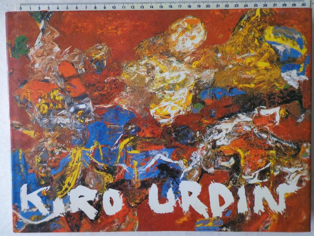 kunstboek Kiro Urdin uit 1991, Ophalen of Verzenden, Zo goed als nieuw, Schilder- en Tekenkunst