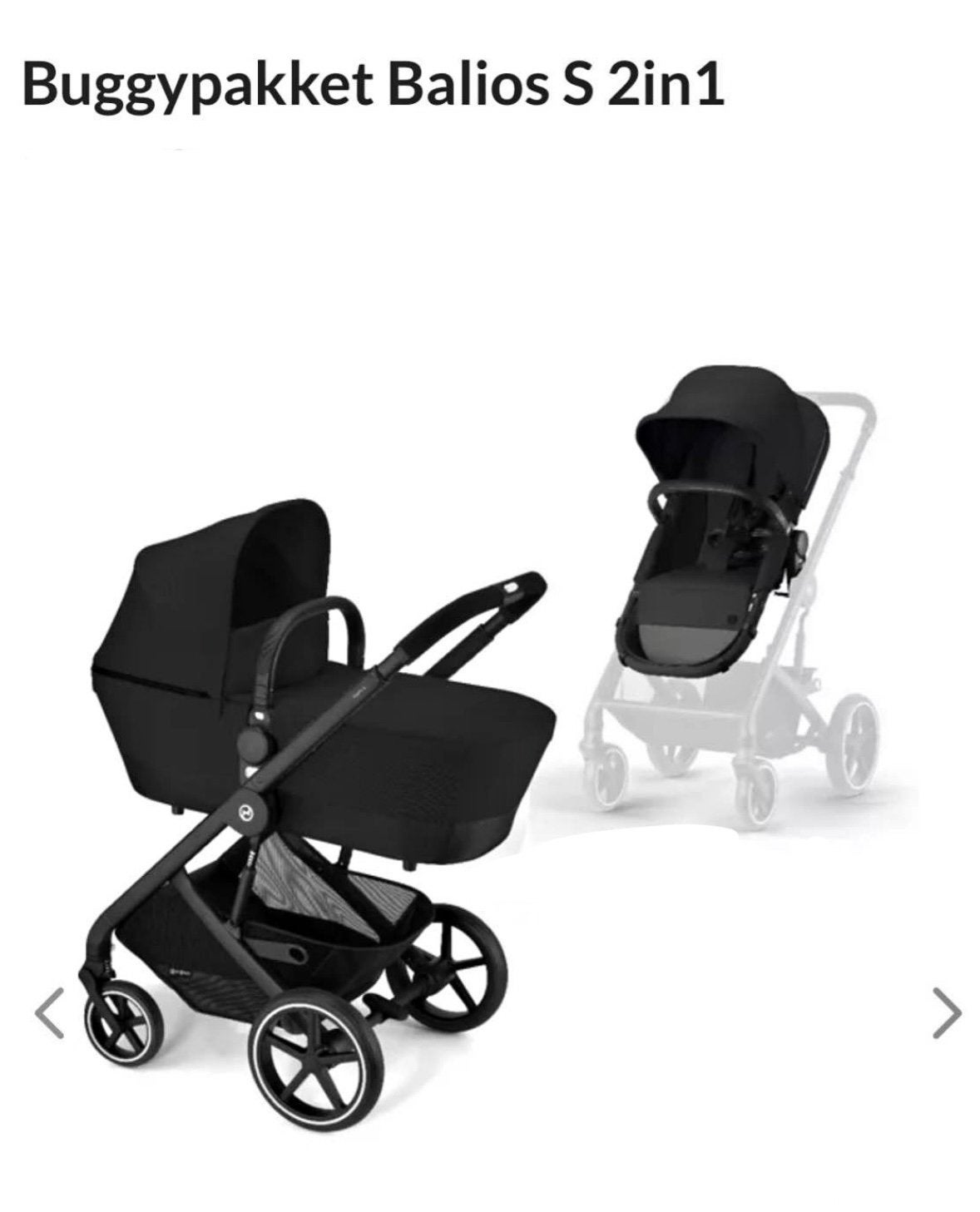 Pack poussette Cybex, Autres marques, Tige de poussée réglable, Poussette combi, Enlèvement