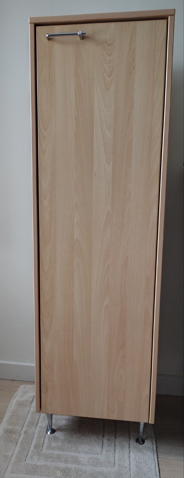 badkamerkast in beuk melamine, Huis en Inrichting, Ophalen, (Half)hoge kast, Minder dan 50 cm, Gebruikt