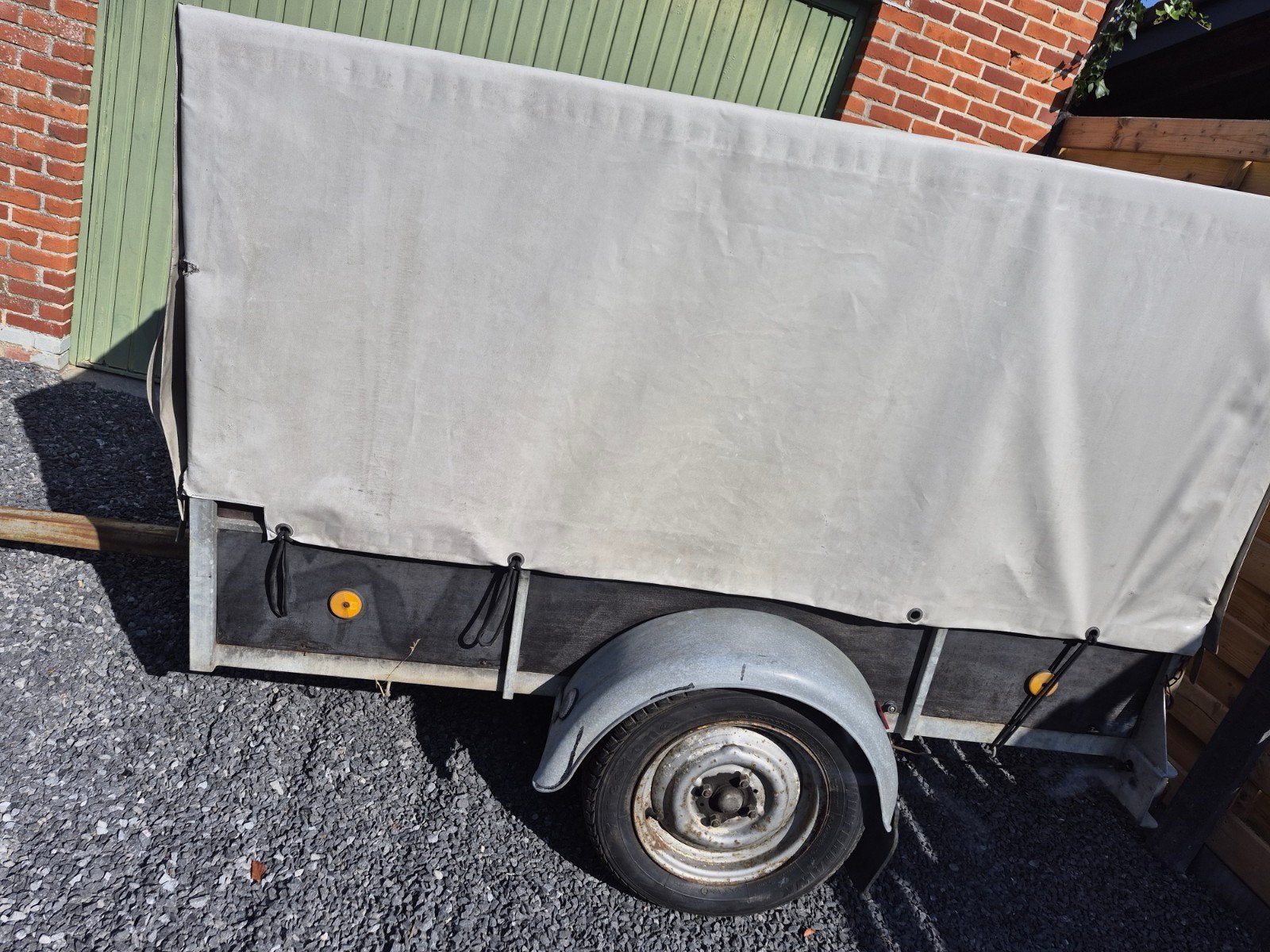 aanhangwagen enkel as 180/100cm, Ophalen