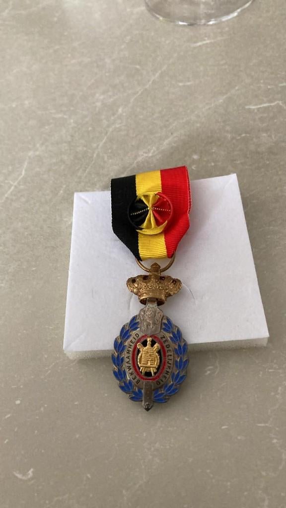 ereteken bekwaamheid en zedelijkheid, Verzamelen, Militaria | Algemeen, Ophalen