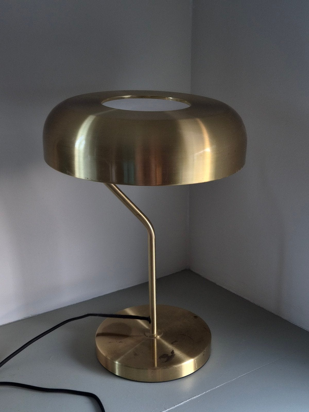 Tafellamp, Ophalen, Gebruikt, Goud, E27 (groot)