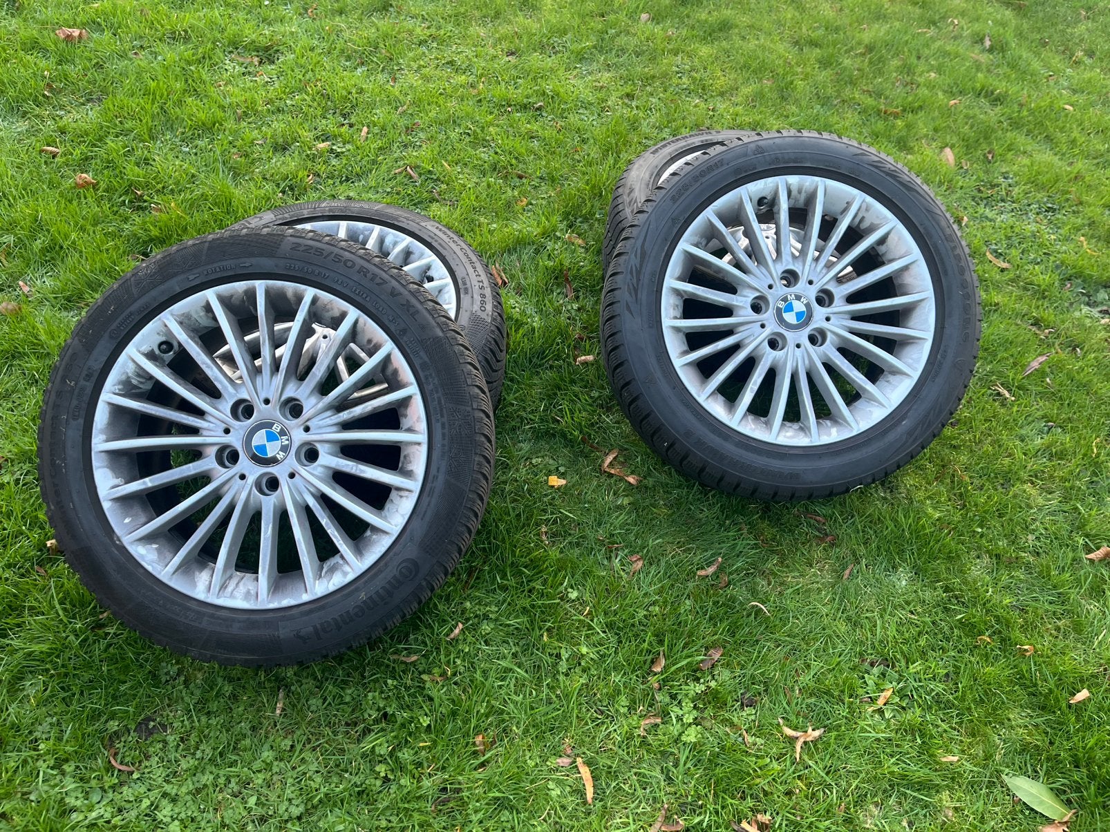 BMW 5x120 winterset, Auto-onderdelen, Banden en Velgen, Ophalen, Gebruikt, Banden en Velgen, 17 inch