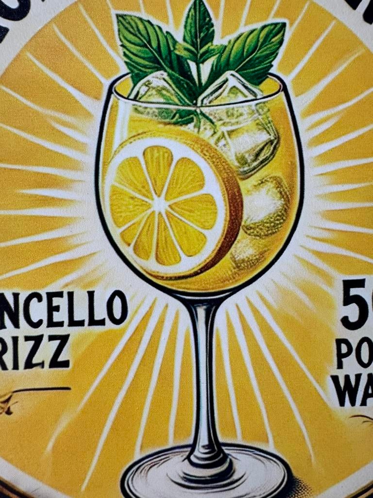 Panneau d'affichage en métal Limoncello, Collections, Enlèvement ou Envoi, Neuf, Panneau publicitaire