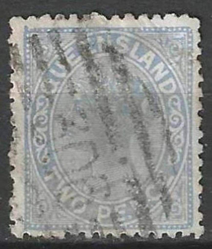 Queensland 1883/1892 - Yvert 52 - Koningin Victoria (ST), Verzenden, Gestempeld