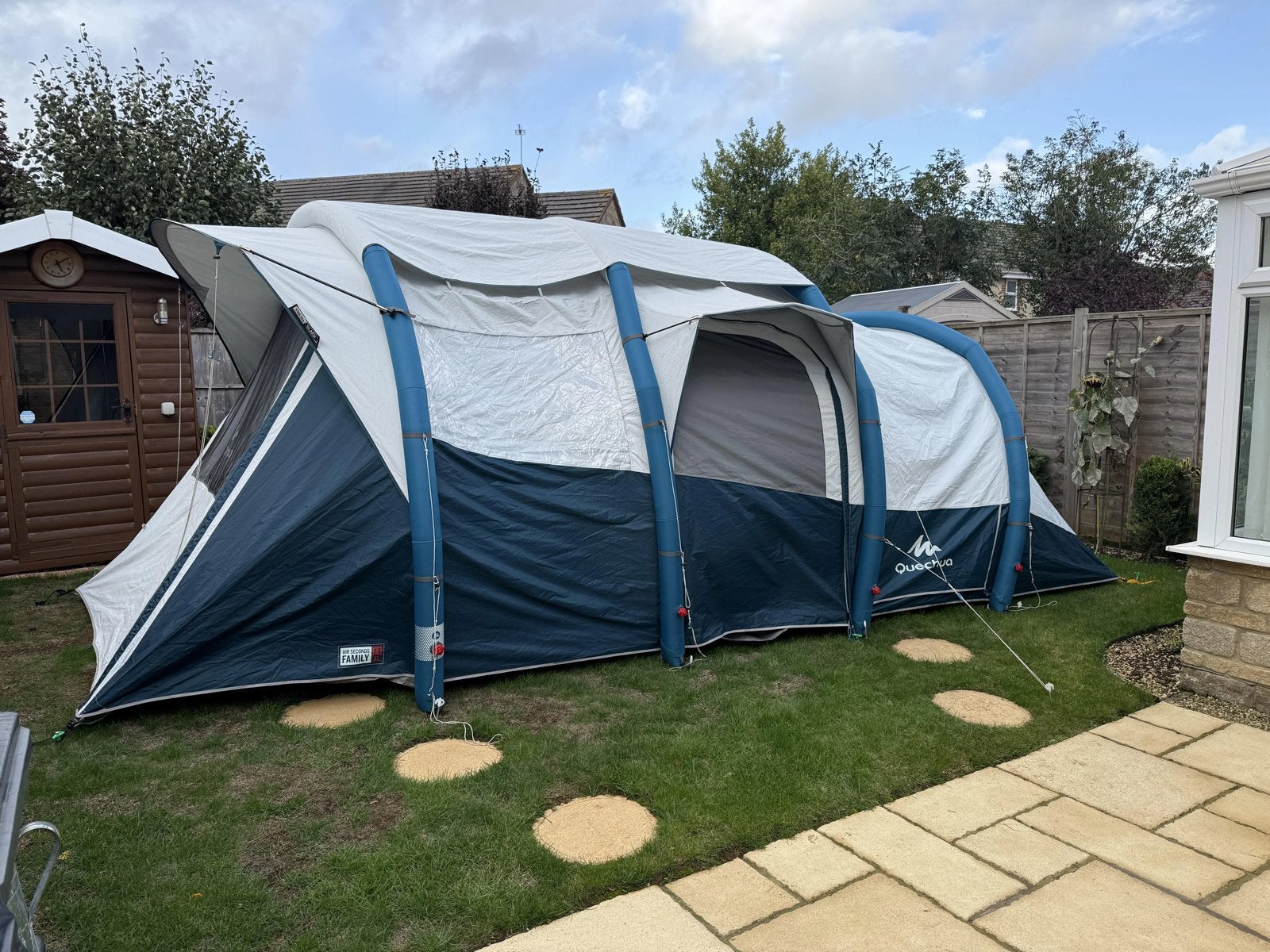 Air Seconds Family 6.3 XL tent, Caravanes & Camping, Enlèvement, Comme neuf, Jusqu'à 6